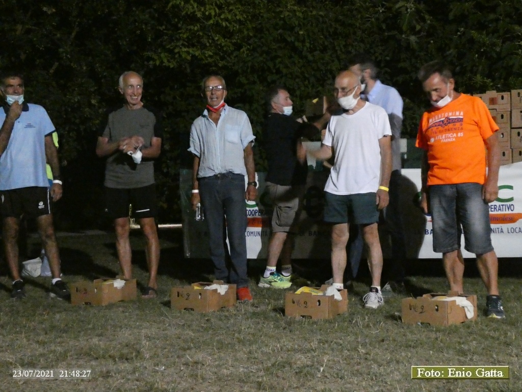 Cotignola: Staffetta 4x1,3 - 23 luglio 2021